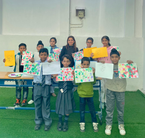 Indian youth program focusing on education and skill development for underprivileged children